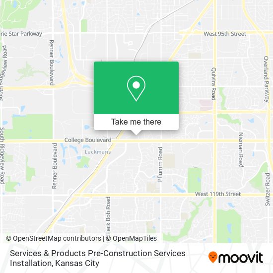 Mapa de Services & Products Pre-Construction Services Installation