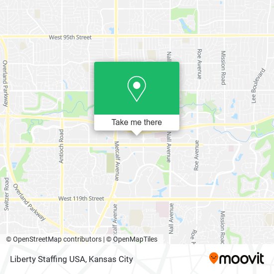 Mapa de Liberty Staffing USA