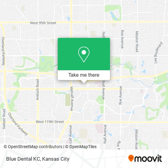 Mapa de Blue Dental KC