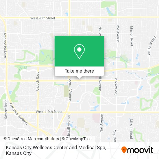 Mapa de Kansas City Wellness Center and Medical Spa