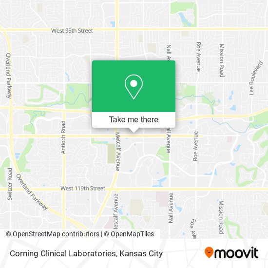 Corning Clinical Laboratories map