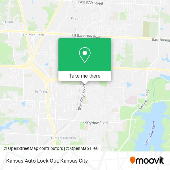 Kansas Auto Lock Out map