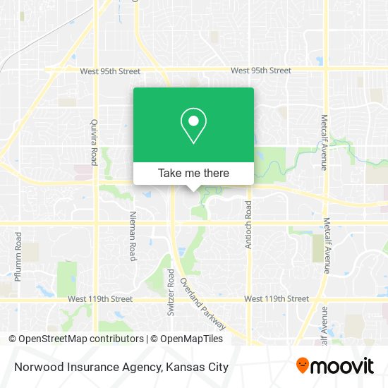 Mapa de Norwood Insurance Agency