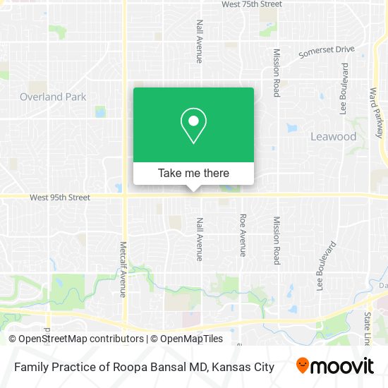 Family Practice of Roopa Bansal MD map