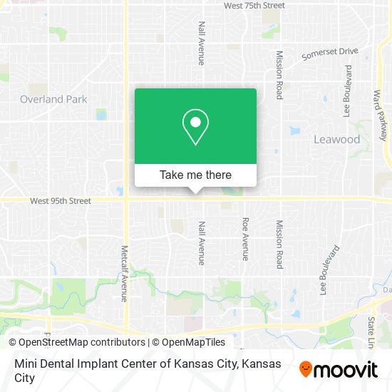 Mapa de Mini Dental Implant Center of Kansas City