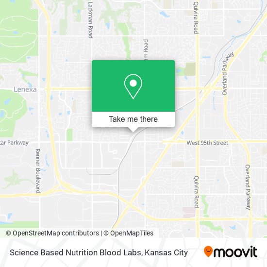 Mapa de Science Based Nutrition Blood Labs