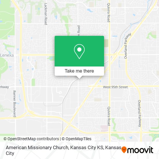 American Missionary Church, Kansas City KS map