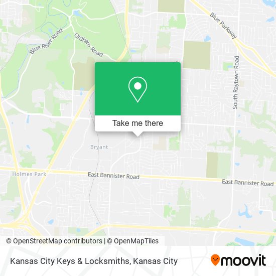 Kansas City Keys & Locksmiths map