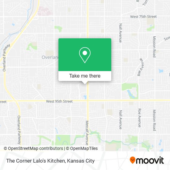 The Corner Lalo's Kitchen map