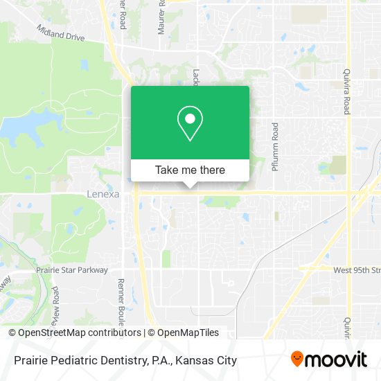 Mapa de Prairie Pediatric Dentistry, P.A.