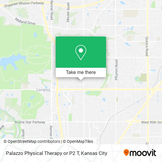 Mapa de Palazzo Physical Therapy or P2 T