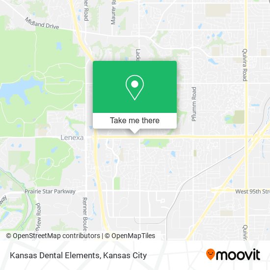 Kansas Dental Elements map