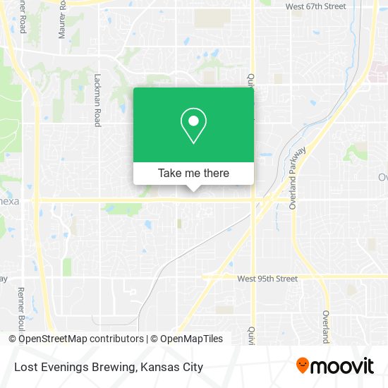 Lost Evenings Brewing map