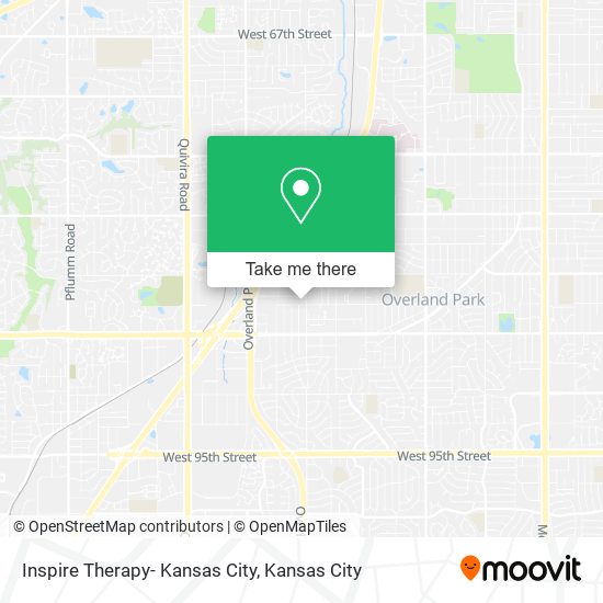 Inspire Therapy- Kansas City map