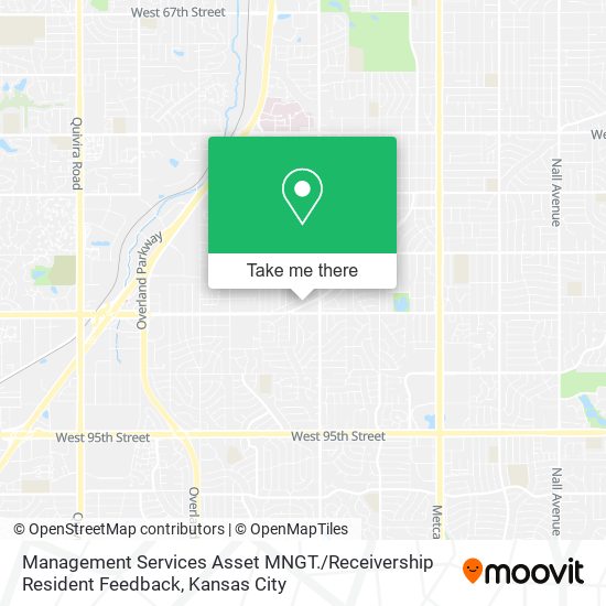 Management Services Asset MNGT. / Receivership Resident Feedback map