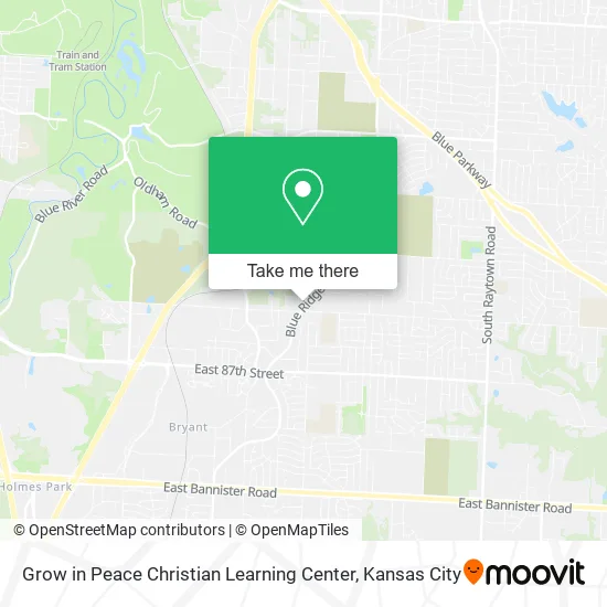 Mapa de Grow in Peace Christian Learning Center