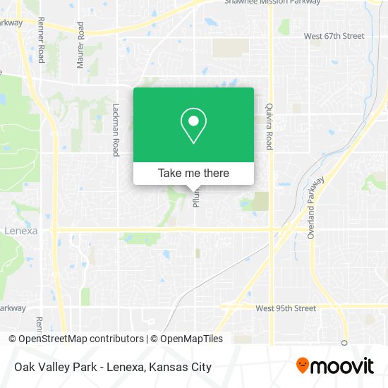 Mapa de Oak Valley Park - Lenexa