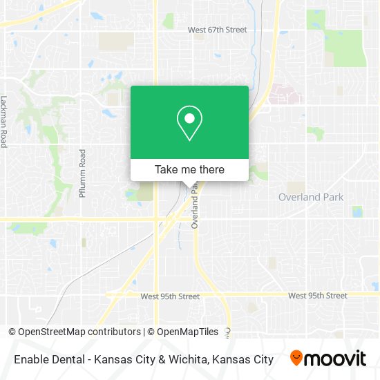Enable Dental - Kansas City & Wichita map