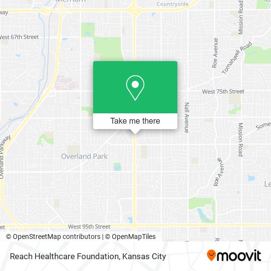 Reach Healthcare Foundation map