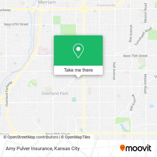 Amy Pulver Insurance map