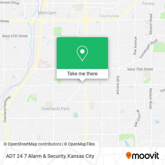 ADT 24 7 Alarm & Security map