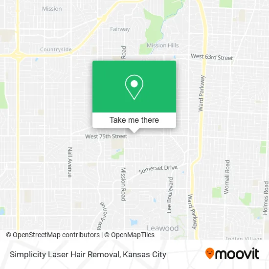 Simplicity Laser Hair Removal map