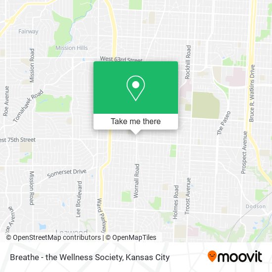 Breathe - the Wellness Society map