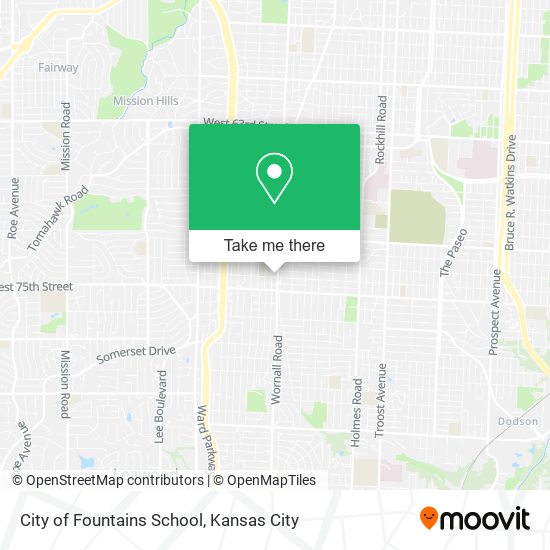 City of Fountains School map
