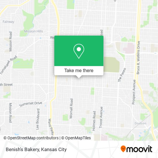 Mapa de Benish's Bakery