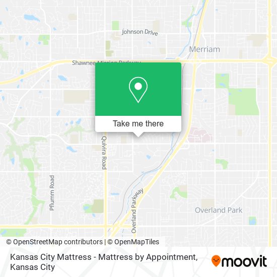 Mapa de Kansas City Mattress - Mattress by Appointment