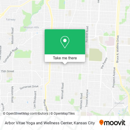 Mapa de Arbor Vitae Yoga and Wellness Center