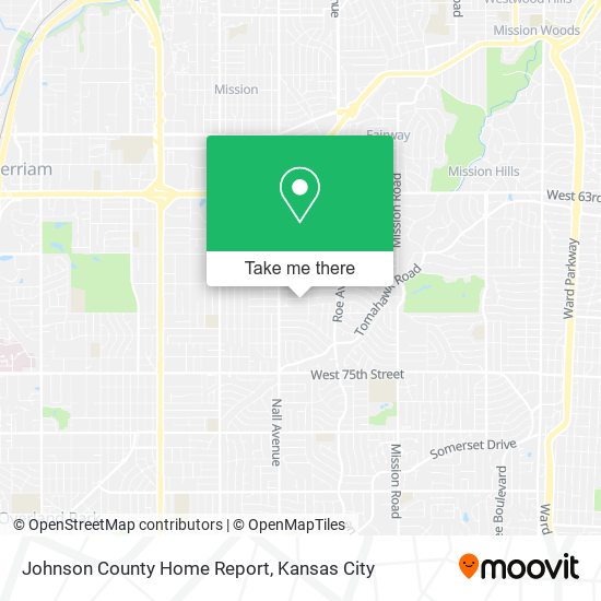 Johnson County Home Report map