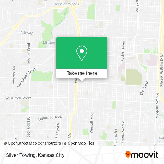 Silver Towing map