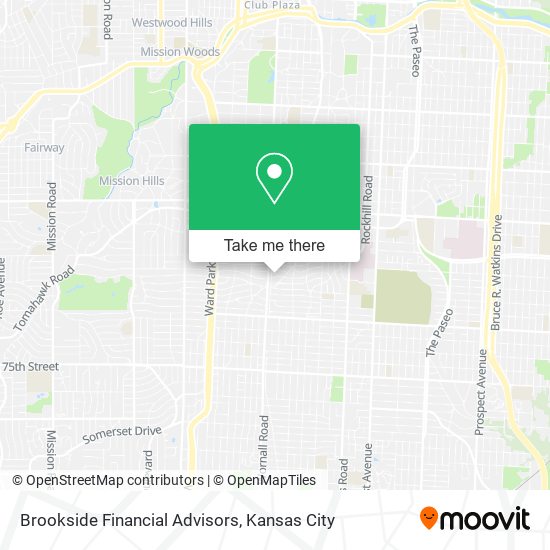 Mapa de Brookside Financial Advisors