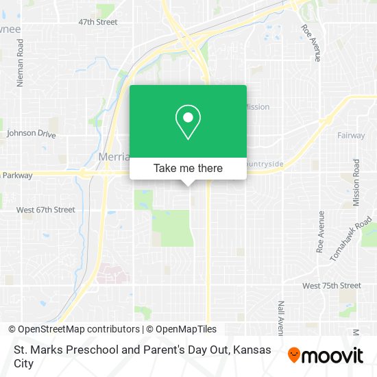 St. Marks Preschool and Parent's Day Out map