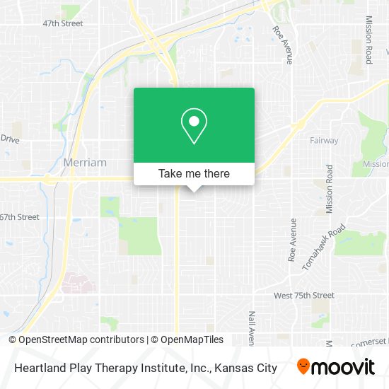 Mapa de Heartland Play Therapy Institute, Inc.