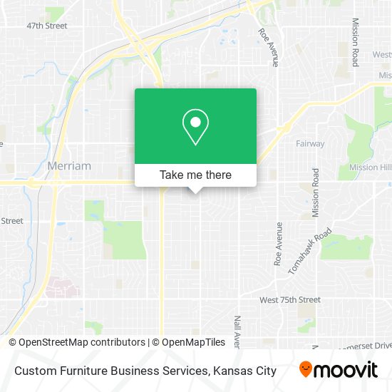 Custom Furniture Business Services map