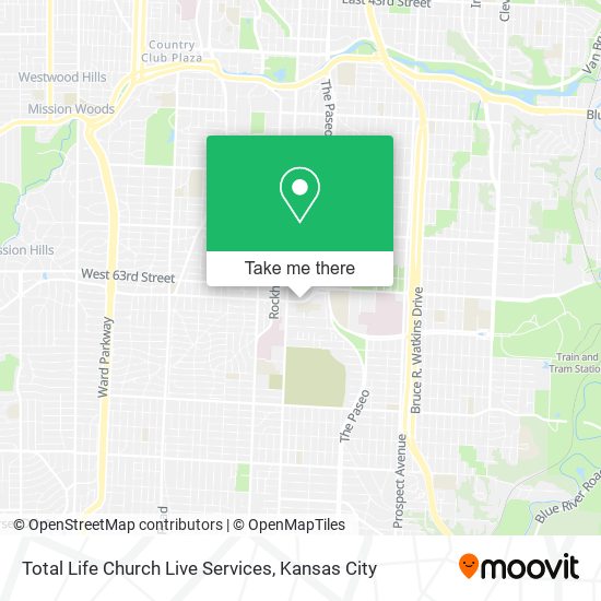 Mapa de Total Life Church Live Services