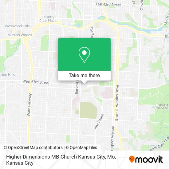 Higher Dimensions MB Church Kansas City, Mo map