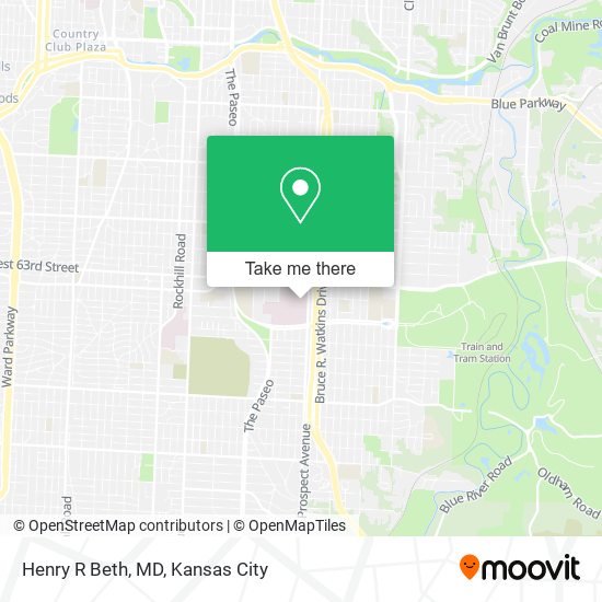 Henry R Beth, MD map