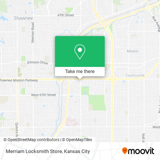 Merriam Locksmith Store map