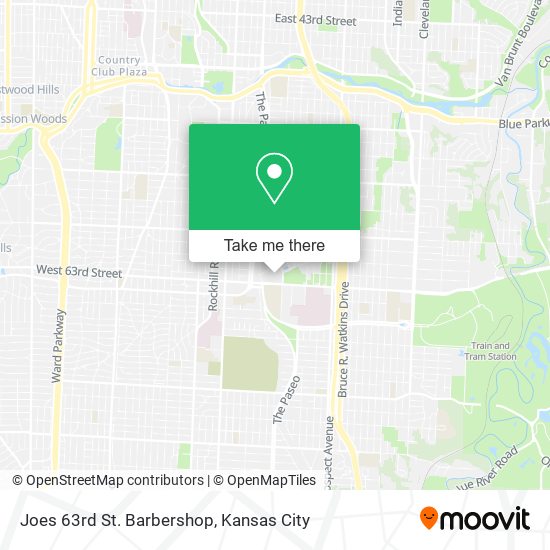 Mapa de Joes 63rd St. Barbershop