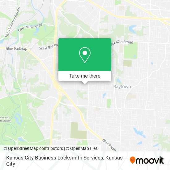Kansas City Business Locksmith Services map