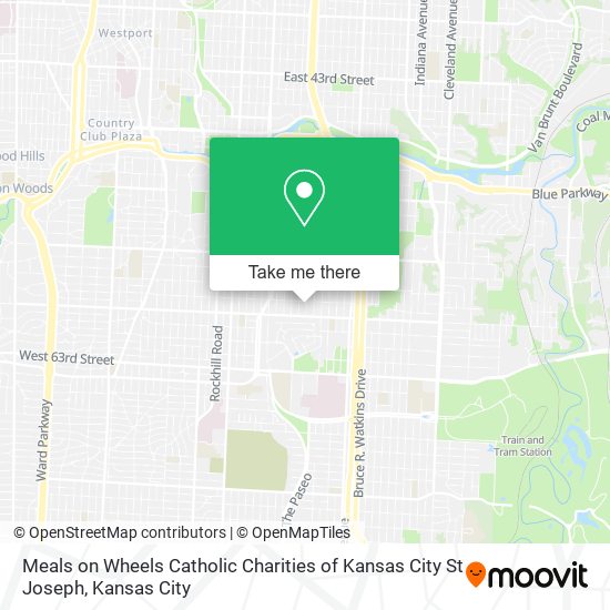 Mapa de Meals on Wheels Catholic Charities of Kansas City St Joseph