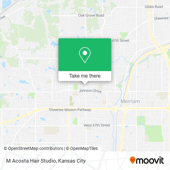 M Acosta Hair Studio map