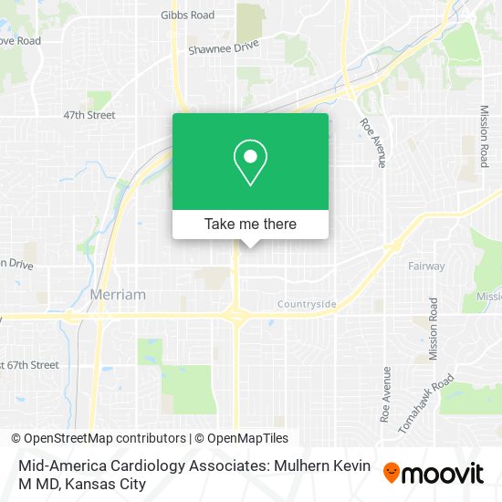 Mid-America Cardiology Associates: Mulhern Kevin M MD map