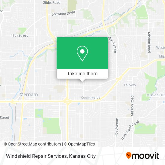 Mapa de Windshield Repair Services