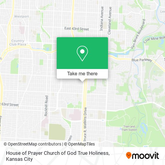 House of Prayer Church of God True Holiness map