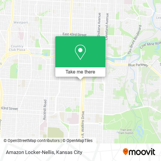 Amazon Locker-Nellis map