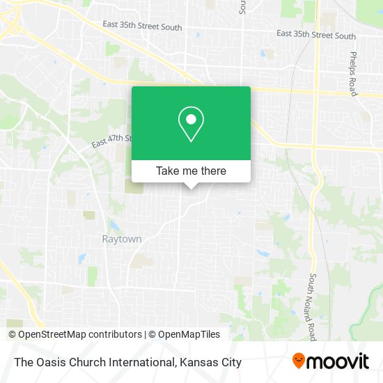 The Oasis Church International map